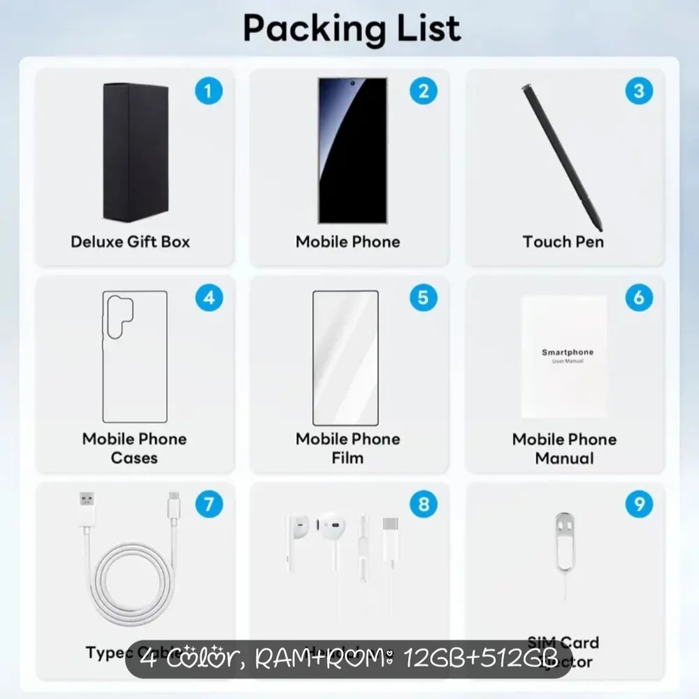 Pink Smartphone with Stylus